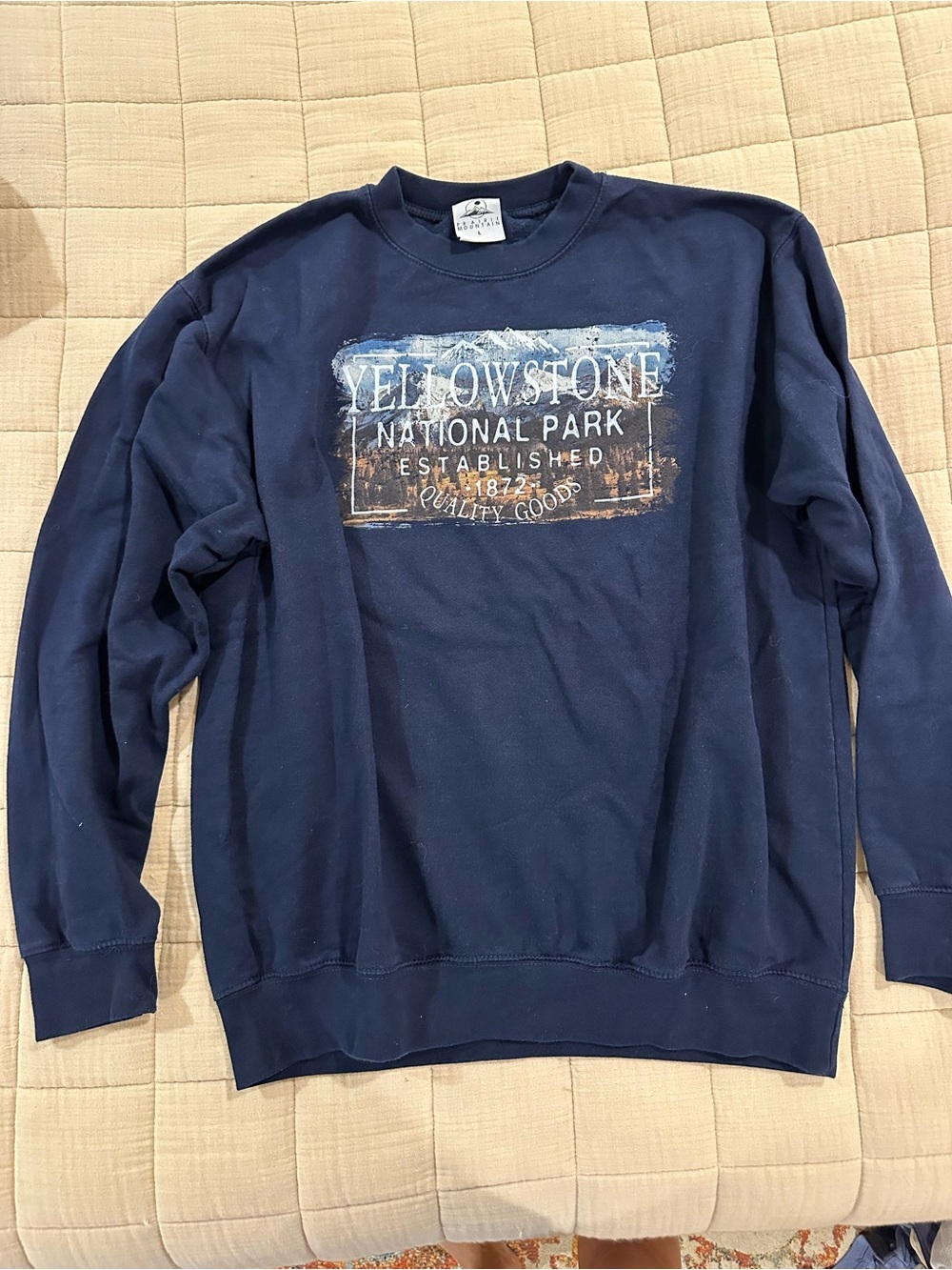 Yellowstone Navy Crewneck Sweatshirt
